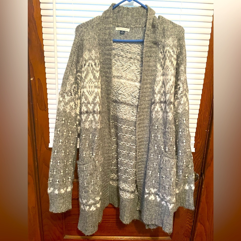 American Eagle Fair Isle Cardigan